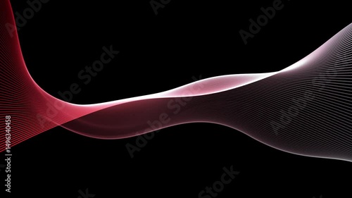 Abstract gradient background video, smooth line, modern aesthetic