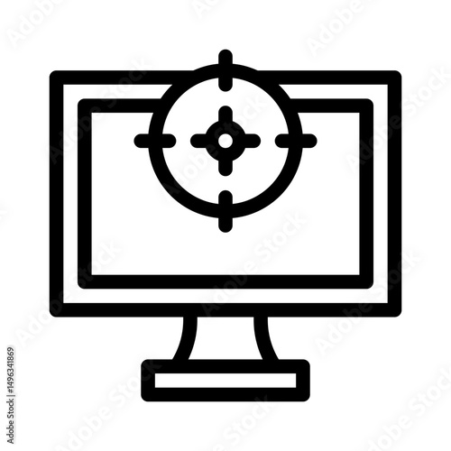 FPS line icon