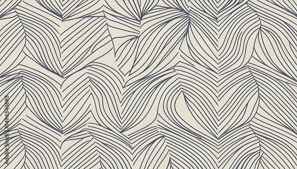 Fototapeta premium Elegant abstract line pattern creating a sophisticated visual texture