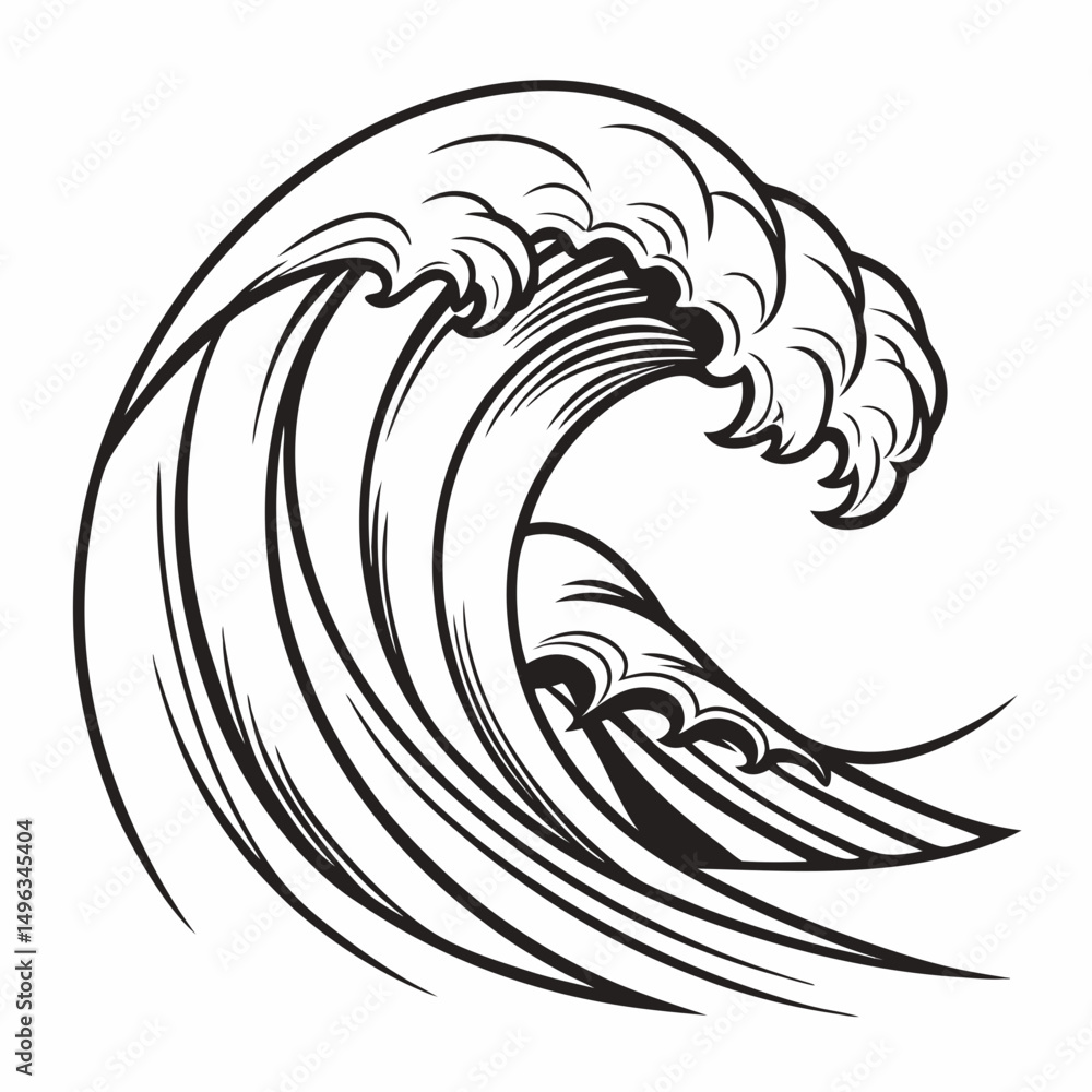 Obraz premium abstract swirl design