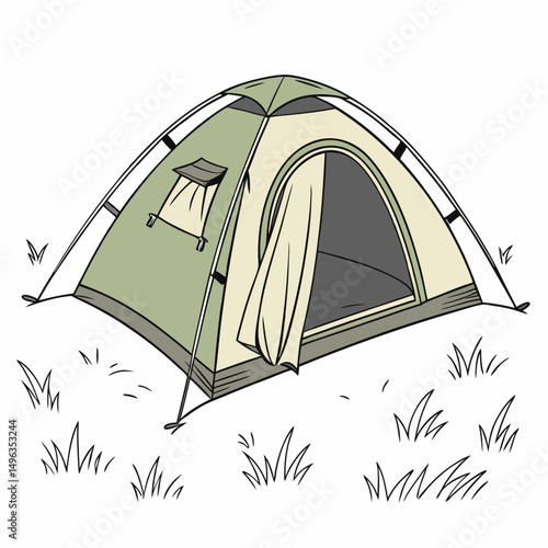 Camping tent outdoors nature adventure travel