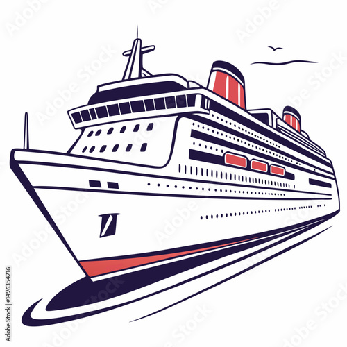 Majestic cruise ship ocean liner travel vacation