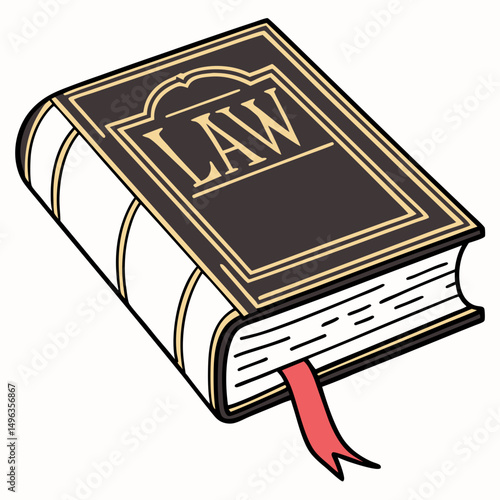 Law book legal textbook justice rules regulations