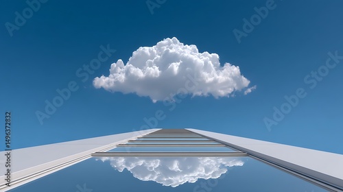 Cloud Reflection on Modern Architecture