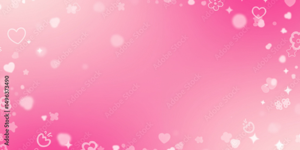 pink background with hearts pink background with hearts