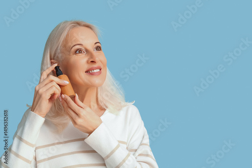 Beautiful mature woman with...