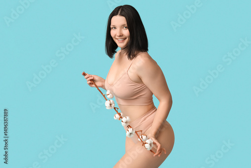 Beautiful young happy woman...