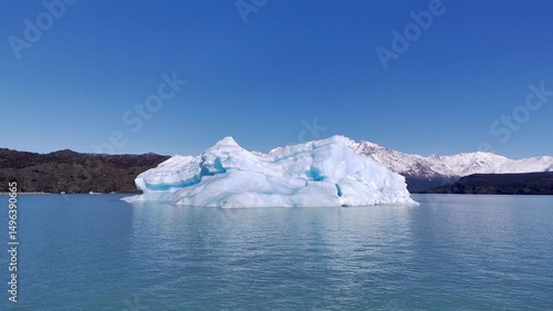 Wallpaper Mural Patagonia Skyline In El Calafate Santa Cruz Argentina. Glacier Calving Into Icy Lagoon With Snow Capped Mountains. Snowy Tourism Glacial Blizzard. Snowy Glacier. El Calafate Santa Cruz. Torontodigital.ca