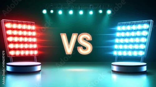 Versus game cover, banner sport vs, team concept. Versus Game Cover – Sport Banner for MMA Fight Night with Boxing, Wrestling, and Muay Thai Teams