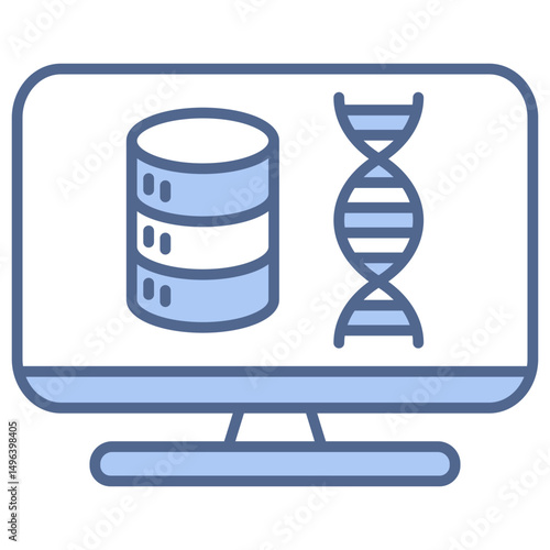 Database Blue Icon
