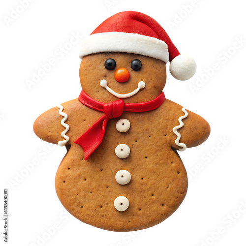 Wallpaper Mural Cute Gingerbread Man Christmas Cookie Torontodigital.ca