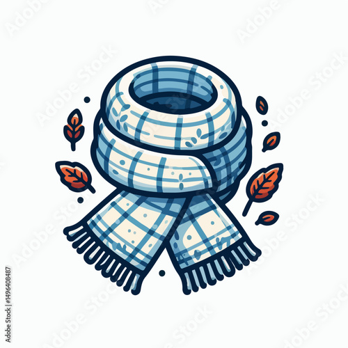 shawl vector illustration
