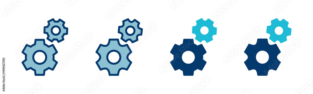 setting Icon vector isolated on white background. setting vector icon. Cog settings Icon Symbol. Gear setting Icon vector isolated on white background. setting vector icon. Cog settings Icon Symbol. Gear