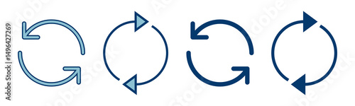 Refresh icon vector isolated on white background. Reload icon vector. Update icon. convert icon