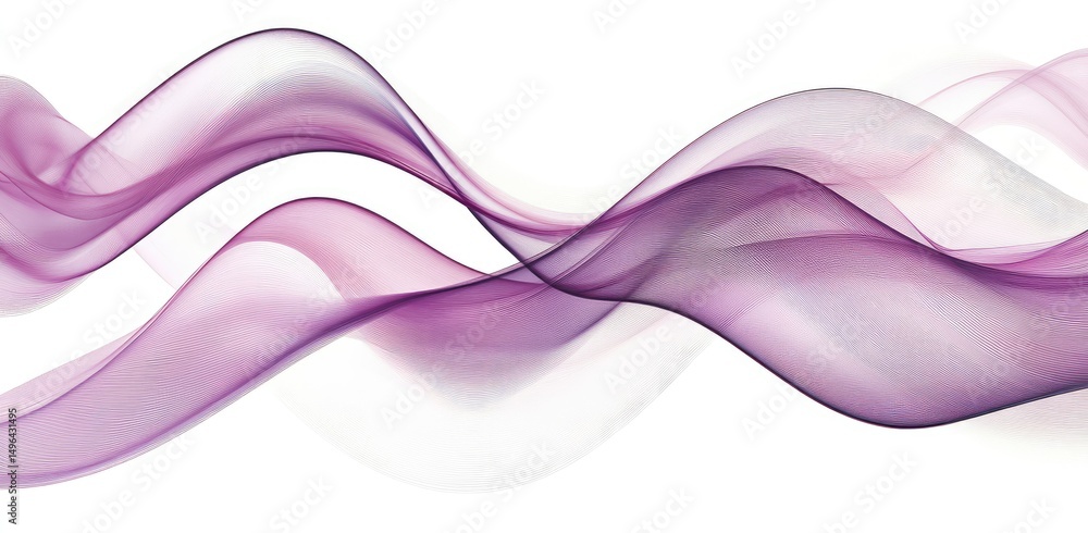Abstract Purple Flowing Lines Abstract Purple Flowing Lines