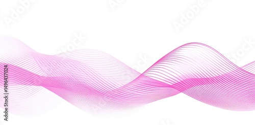 Abstract Pink Wave Design (1)
