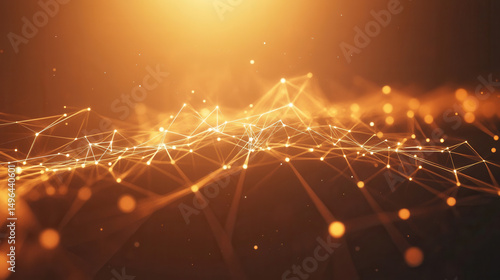 Futuristic data in cyberspace. 