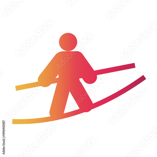 tightrope Gradient icon
