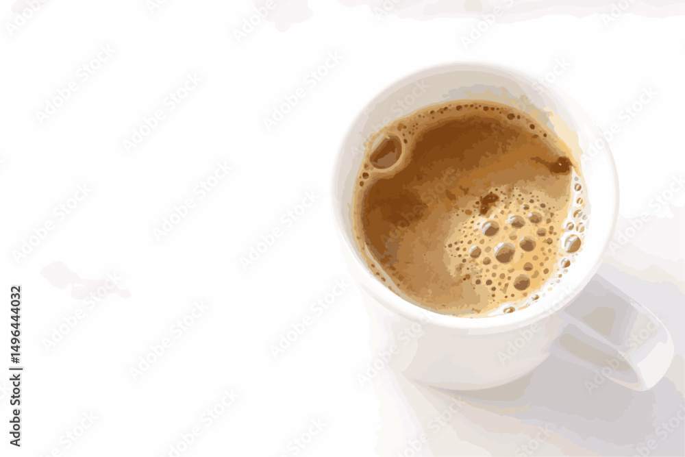 Obraz premium Coffee Image - Caffè Latte 