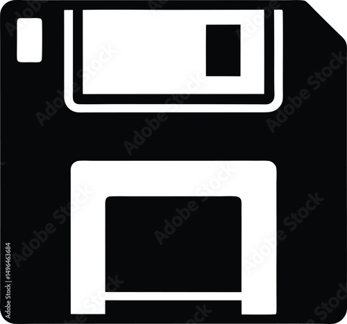 floppy disk save icon vector illustration