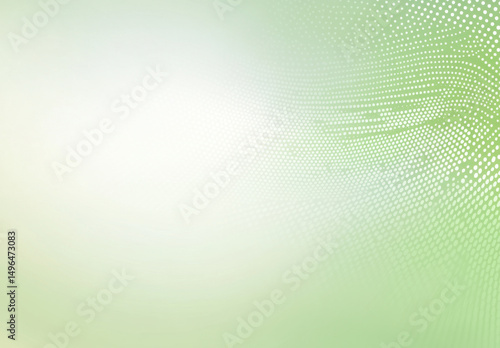 Soft green background featuring abstract geometric shapes and smooth gradient creates calming atmosphere. design is perfect for various applications, including digital media and print