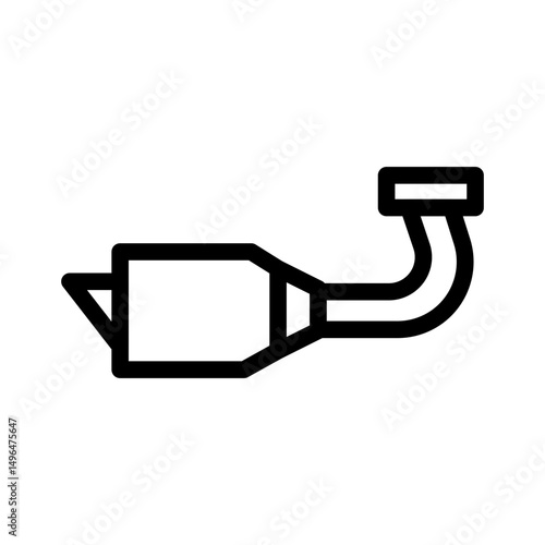 motorcycle exhaust icon