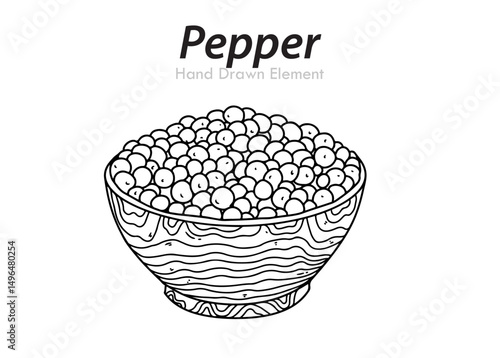 Pepper in a basket