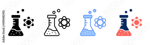 Flask icon sheet multiple style collection