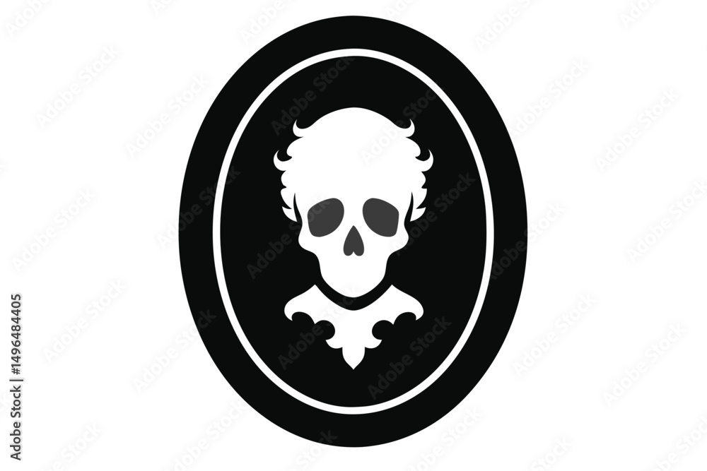 Fototapeta premium skull and crossbones icon