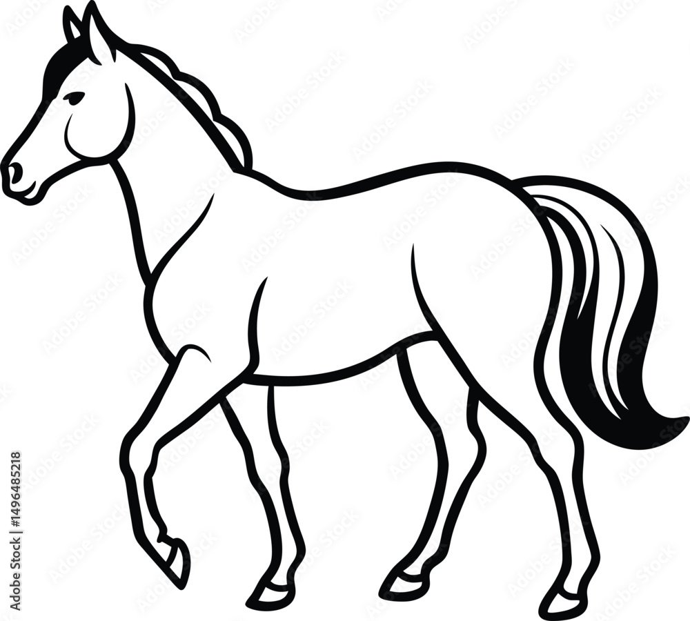 horse vector illustration horse vector illustration