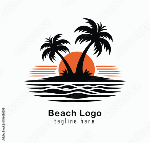 Wallpaper Mural BEACH LOGO Torontodigital.ca