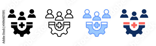 Customer Acquisition icon sheet multiple style collection