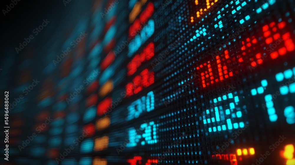 Market data analysis global financial markets infographic digital environment close-up view investment trends Market data analysis global financial markets infographic digital environment close-up view investment trends