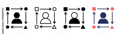Adaptability icon sheet multiple style collection