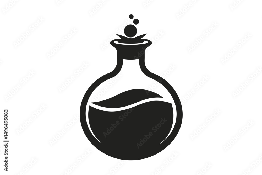 Fototapeta premium wine bottle and glass