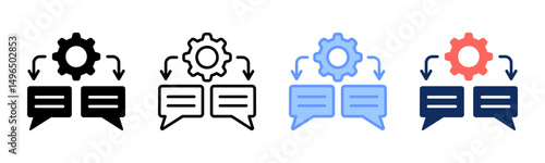 Feedback icon sheet multiple style collection