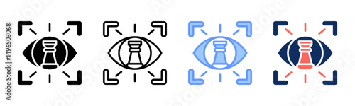 Strategic Vision icon sheet multiple style collection