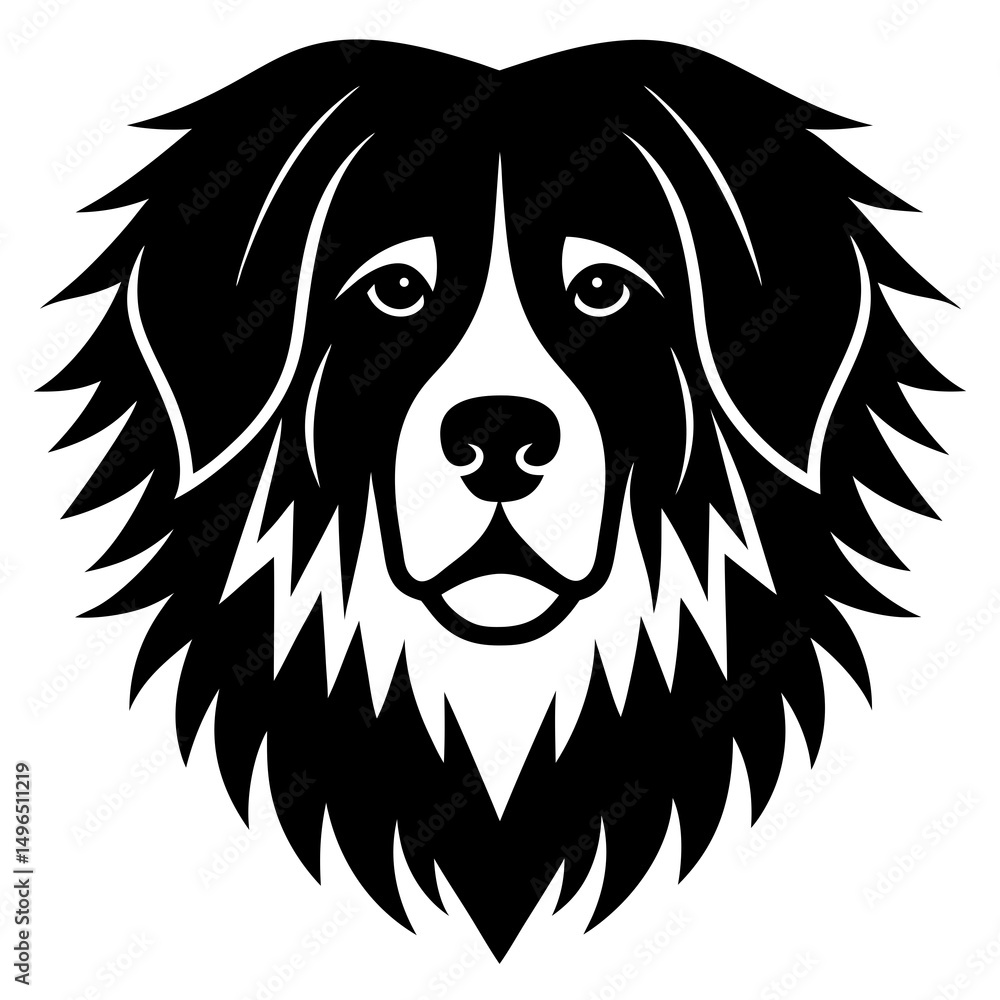 Fototapeta premium vector image of a dog