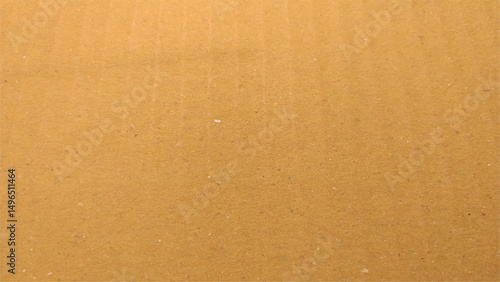 Background of brown kraft paper or cardboard texture. Abstract pattern of beige rough carton, old paper sheet, parchment or papyrus surface, vector realistic illustration
