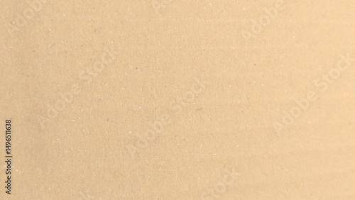 Background of brown kraft paper or cardboard texture. Abstract pattern of beige rough carton, old paper sheet, parchment or papyrus surface, vector realistic illustration
