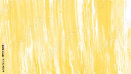 Yellow watercolor background with copyspace for your design. vector.
