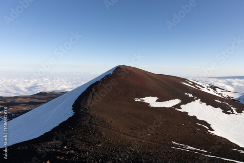 At the top of Mona Kea 
Hawaii 
Big island