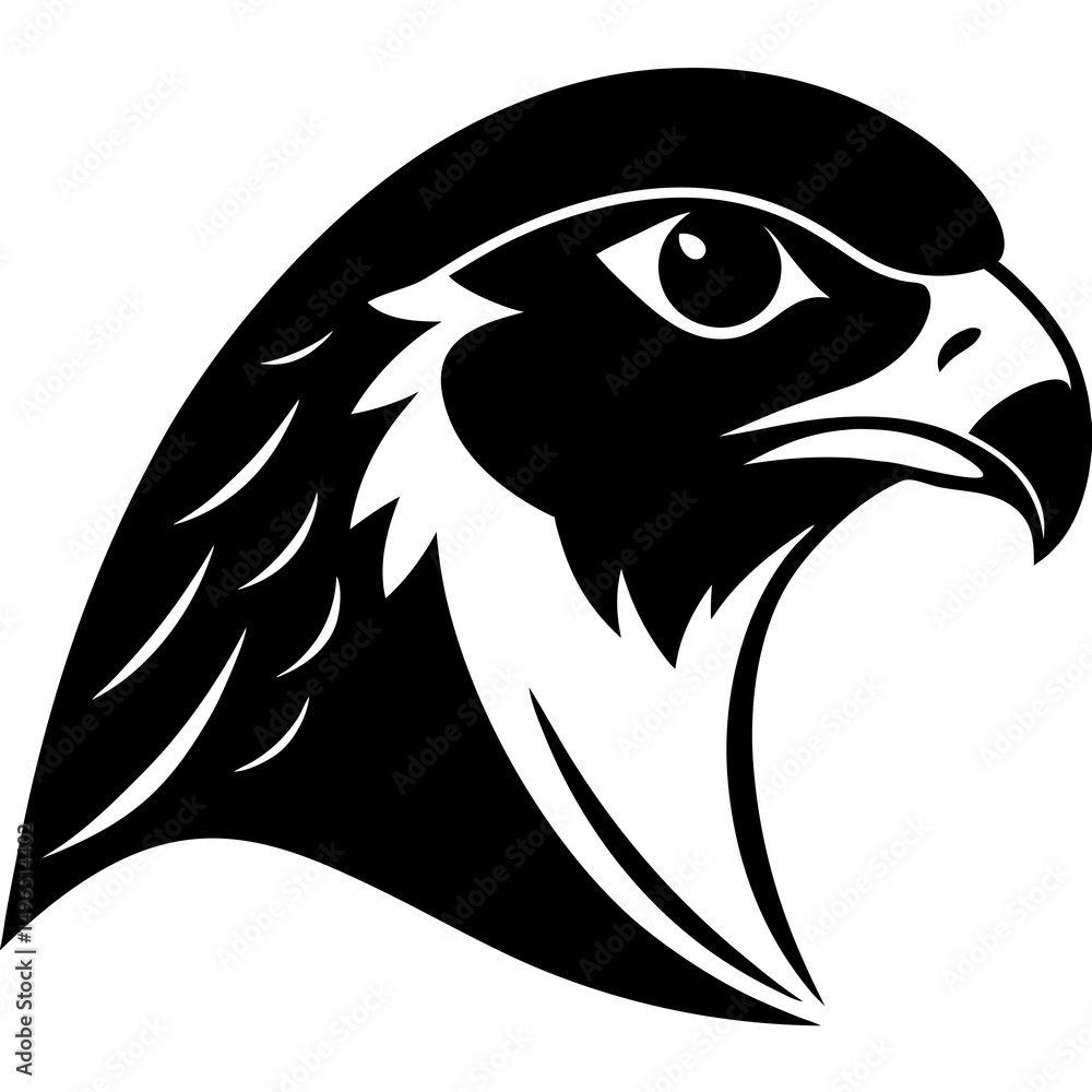 Obraz premium eagle head vector