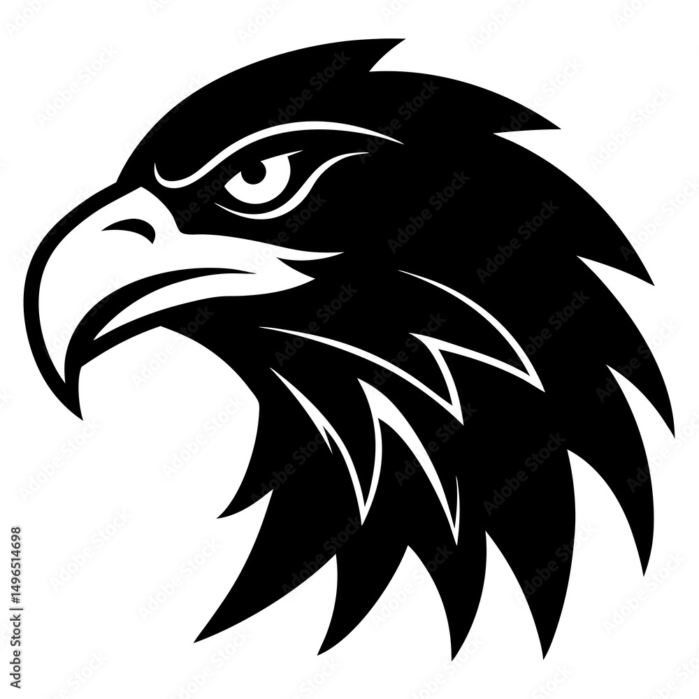 Obraz premium eagle head vector