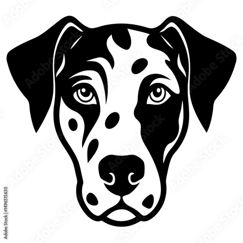 dalmatian dog head