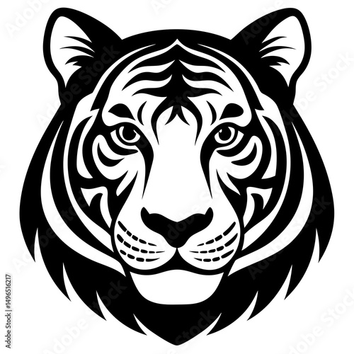 tiger head vector