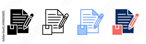 Goods icon sheet multiple style collection