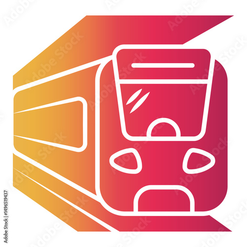 train Gradient icon