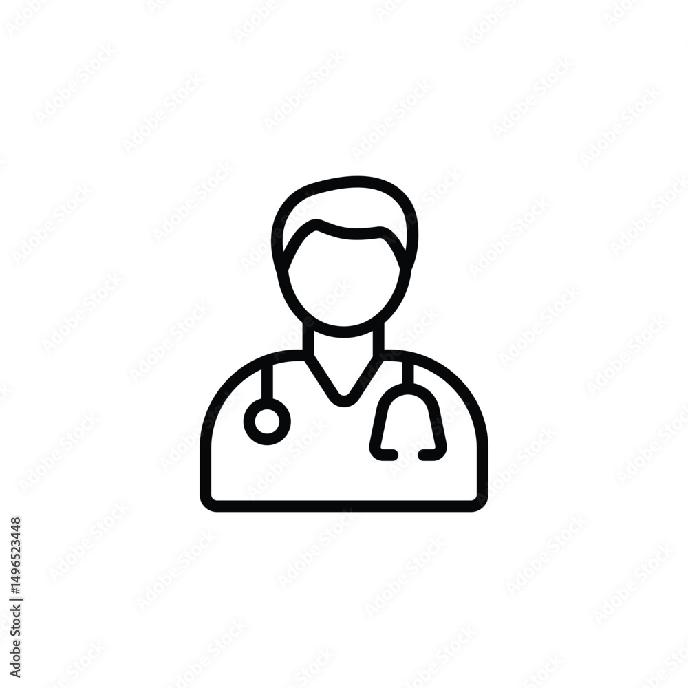 medical doctor icon. medical doctor icon.