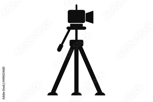 photo camera on tripod